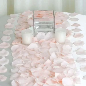 500 Blush Silk Rose Petals