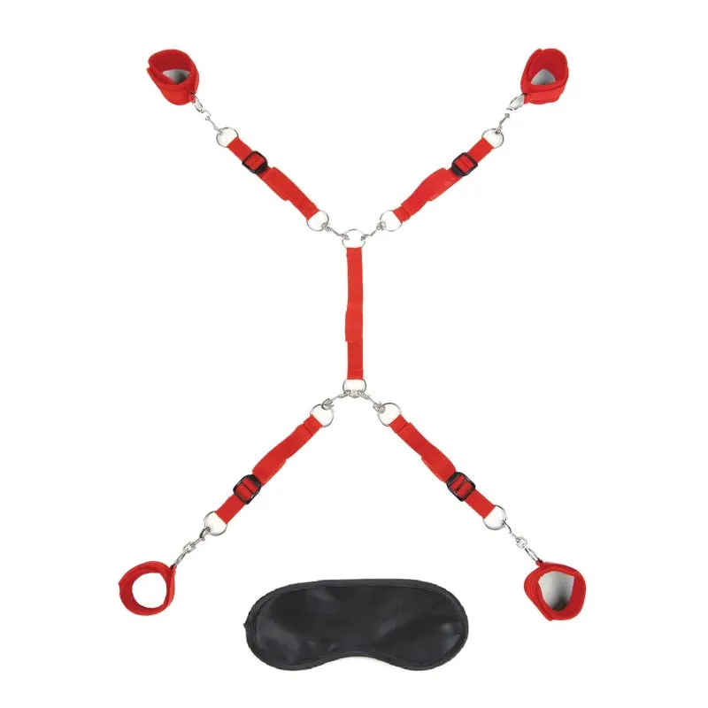 7 Pc Bed Spreader - Red