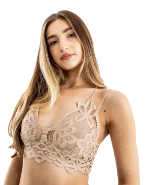 Adella Bralette in Nude