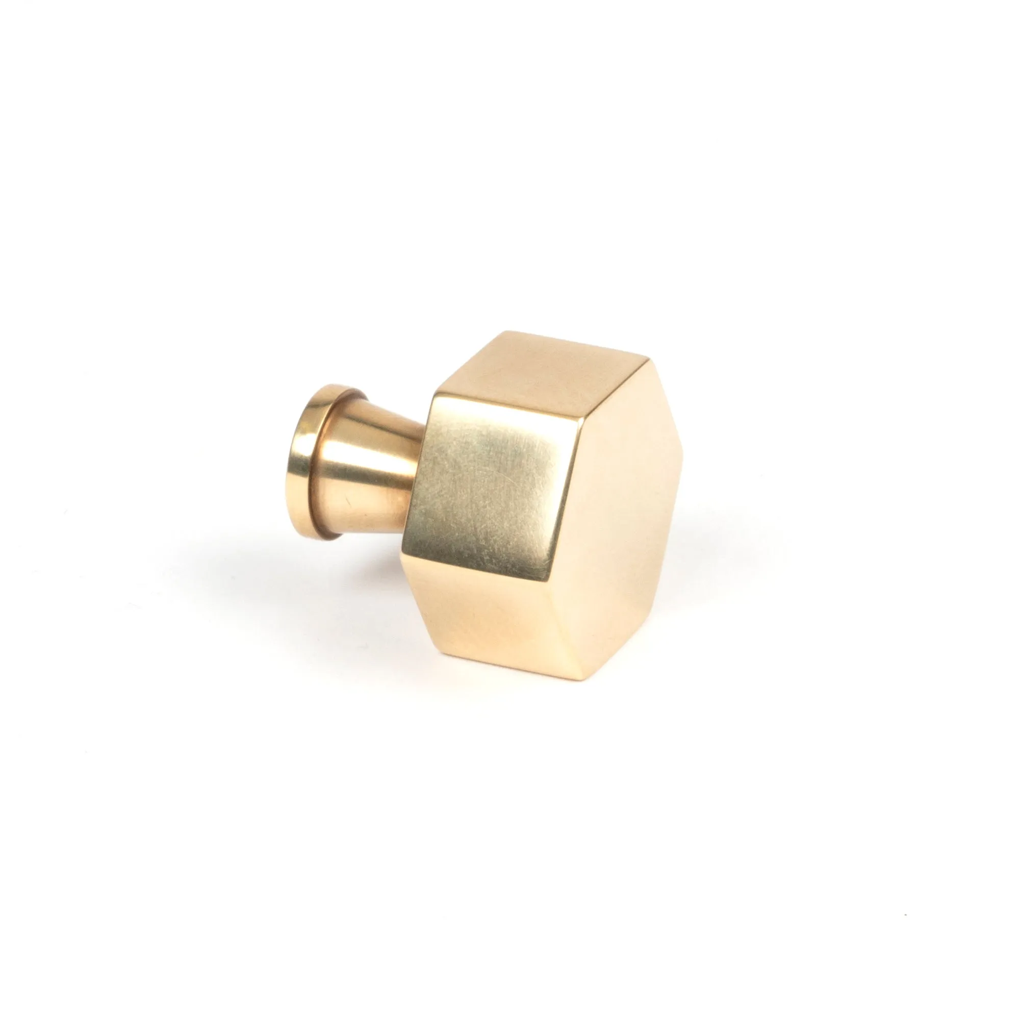 Aged Brass Kahlo Cabinet Knob - 25mm | From The Anvil