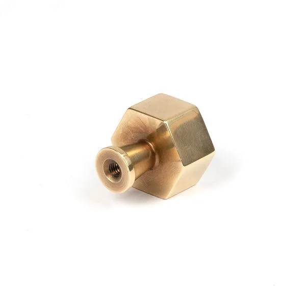 Aged Brass Kahlo Cabinet Knob - 25mm | From The Anvil