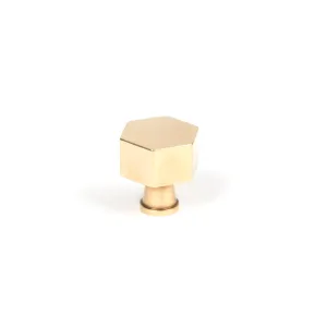 Aged Brass Kahlo Cabinet Knob - 25mm | From The Anvil