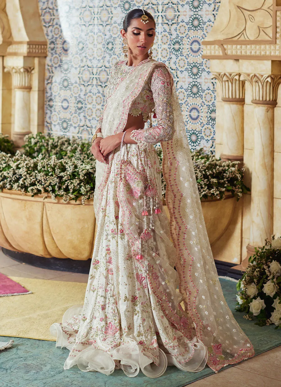 Amarisa Ivory Lehenga Choli