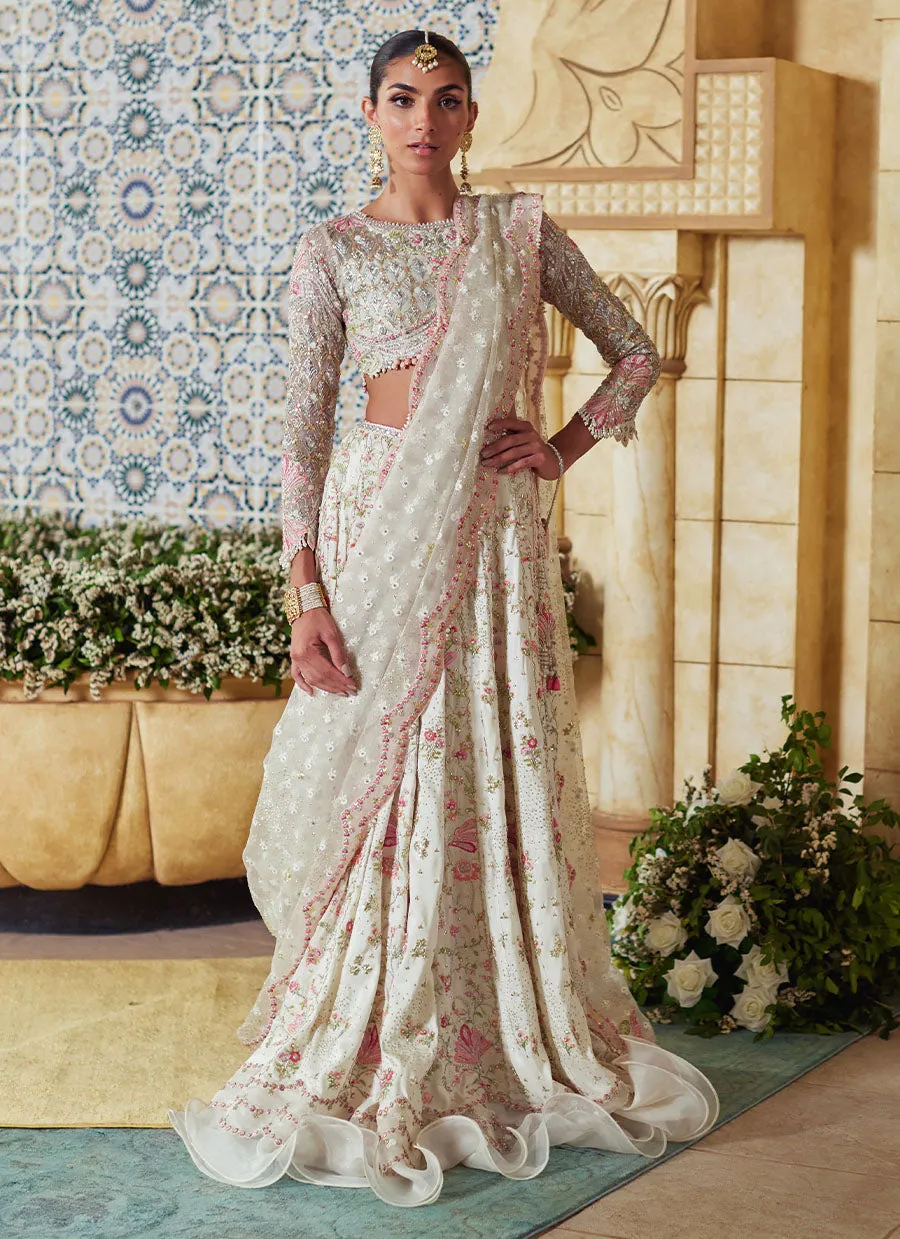 Amarisa Ivory Lehenga Choli