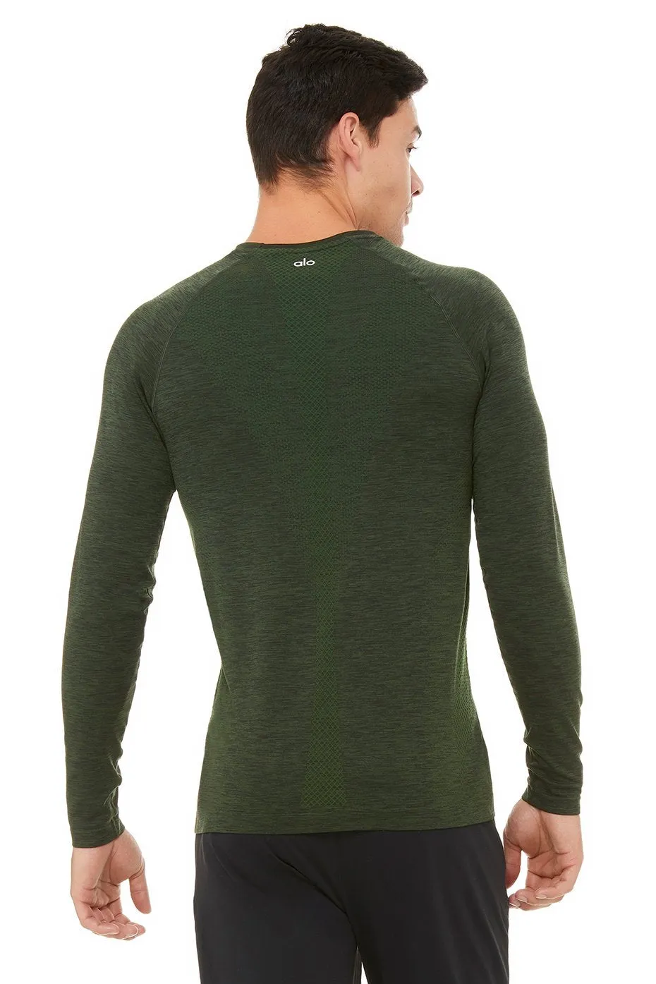 Amplify Seamless Long Sleeve - Hunter Heather