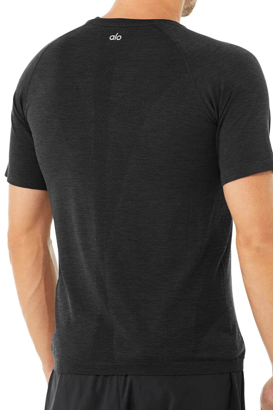 Amplify Seamless Short Sleeve Tee - Black