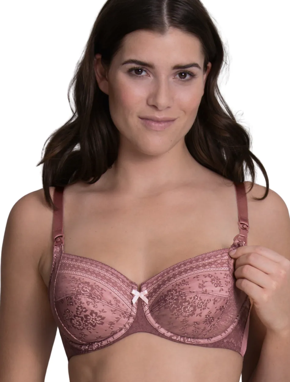 Anita Fleur Underwire Nursing Bra, Berry | Berry Anita Nursing Bra with Underwire