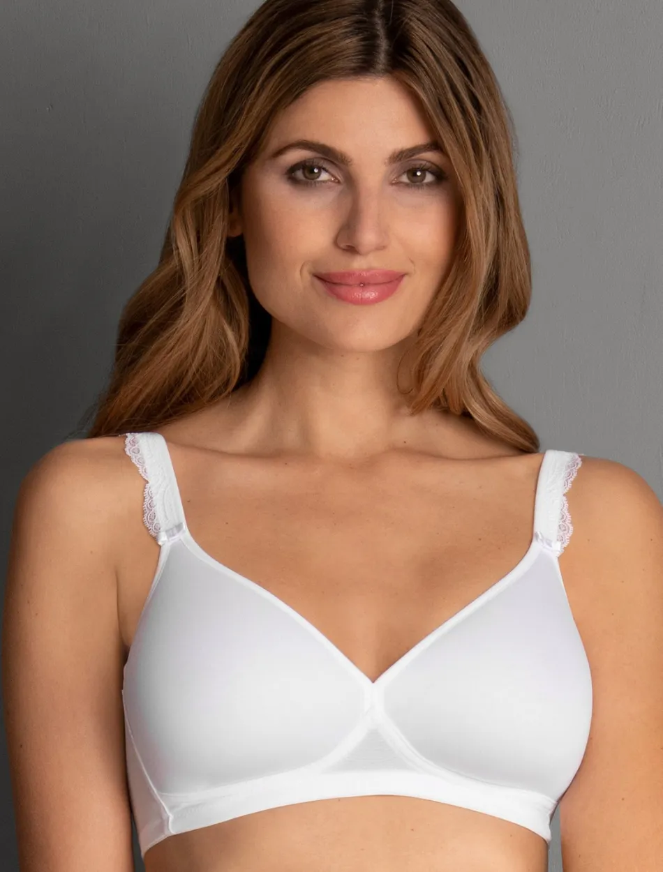 Anita Rosa Faia Selma Soft Cup Bra Spacer Cup, White | Rosa Faia Spacer Bra White | White Wireless Selma