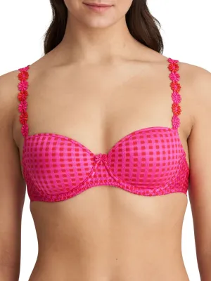 Avero Padded Balcony Bra - Electric Pink