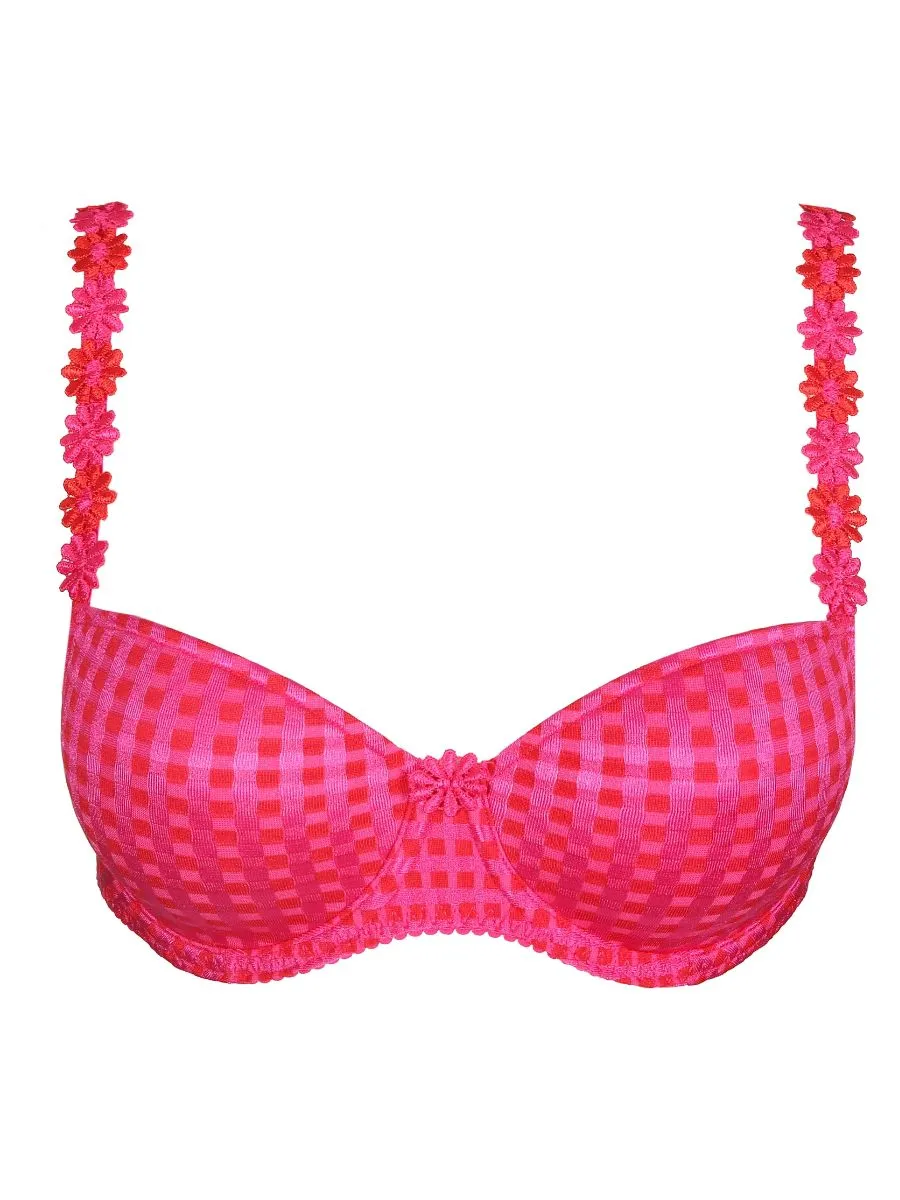 Avero Padded Balcony Bra - Electric Pink