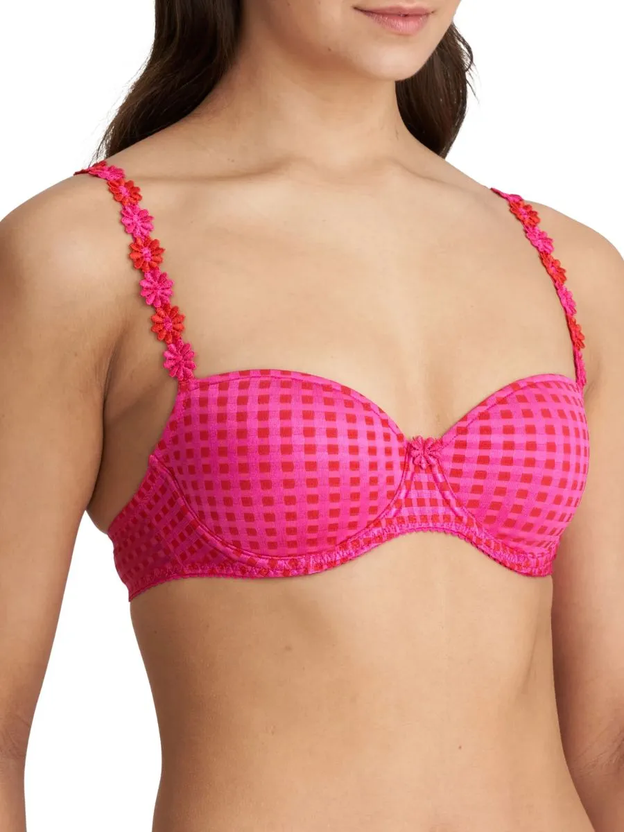 Avero Padded Balcony Bra - Electric Pink