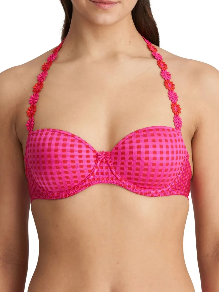 Avero Padded Balcony Bra - Electric Pink