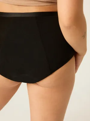 Basic Women's Incontinence Brief Black