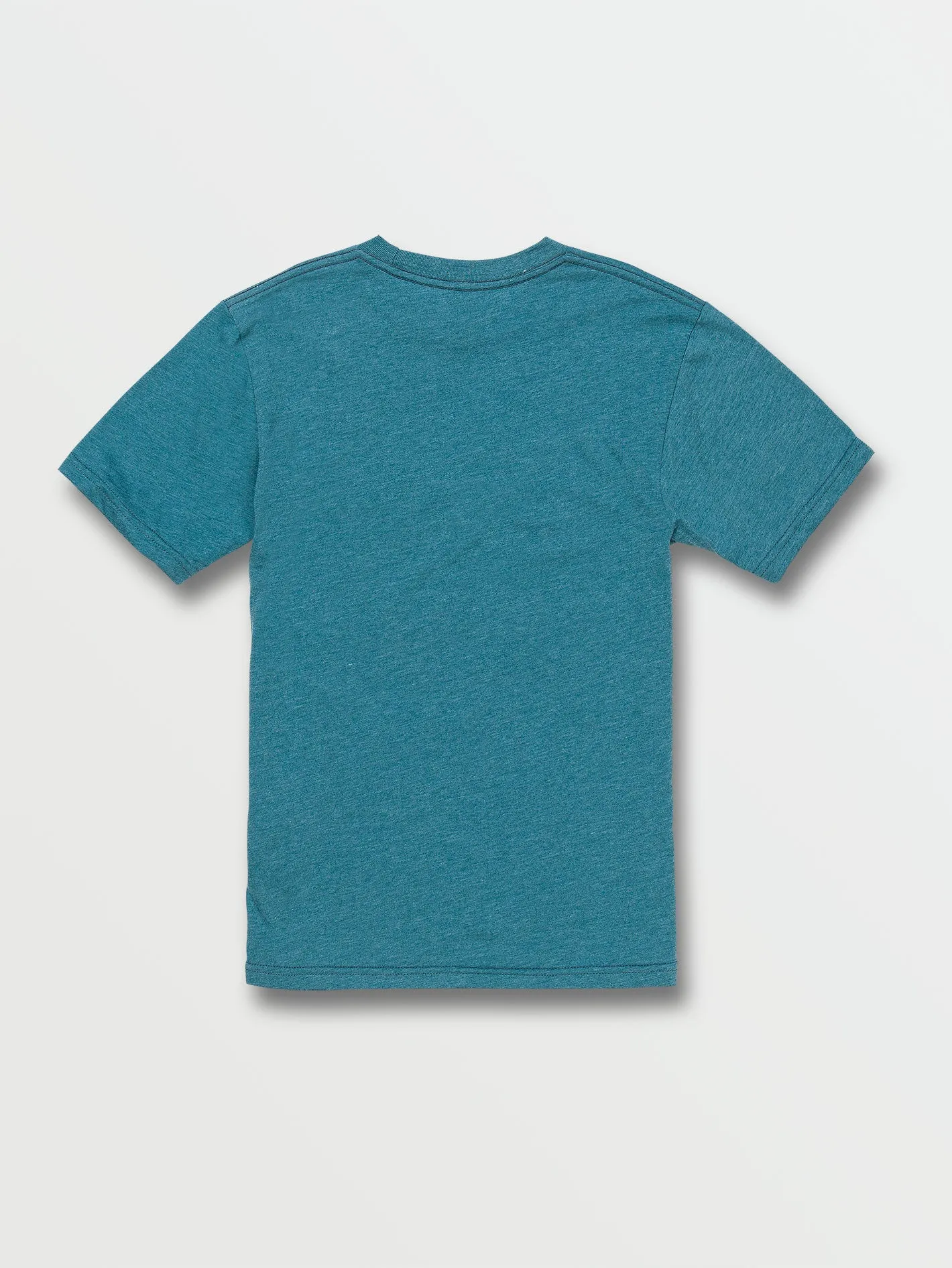 Big Boys Volcom Says Short Sleeve Tee - Mosaic Blue Heather