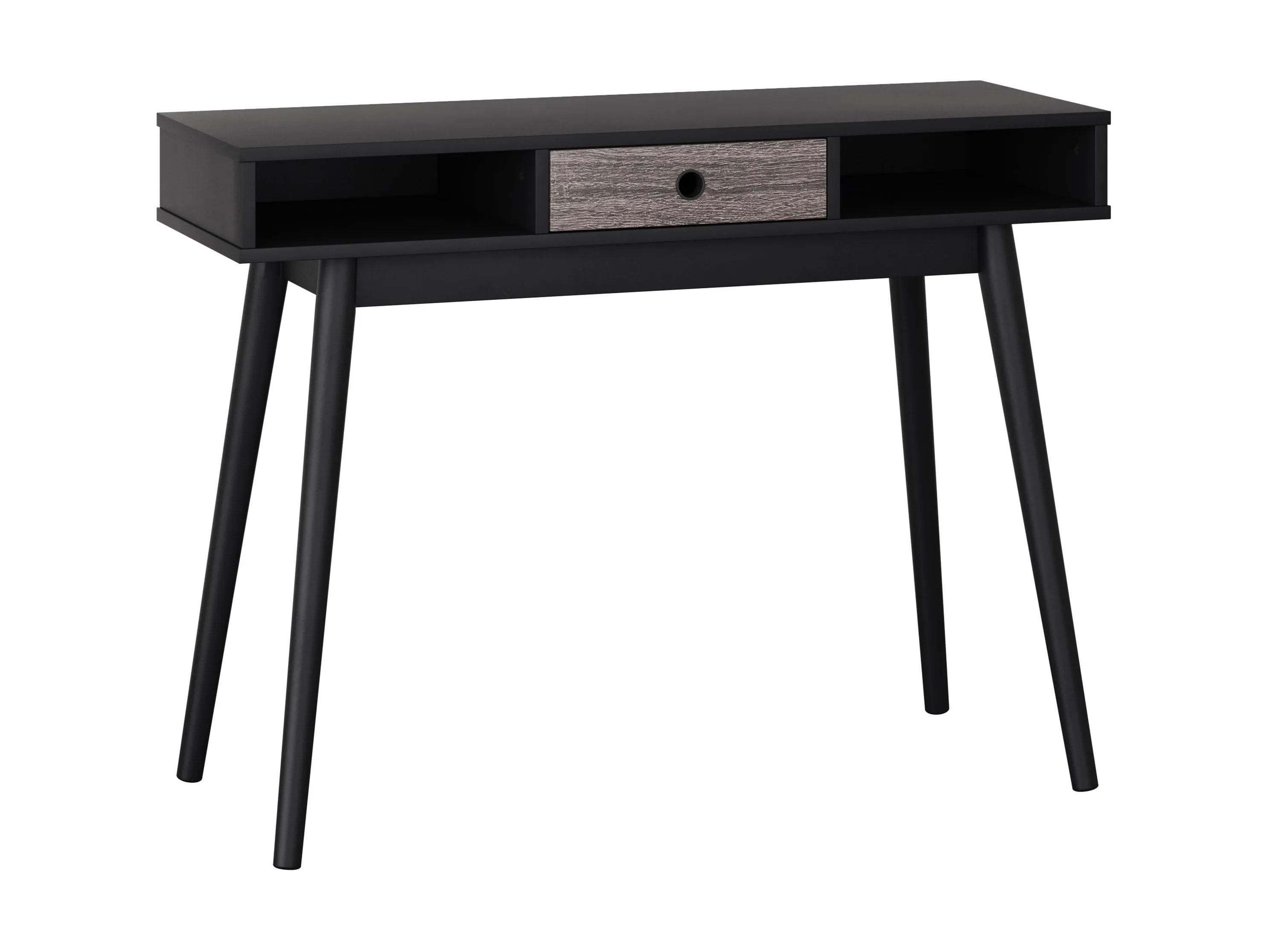 Black Mid Century Desk