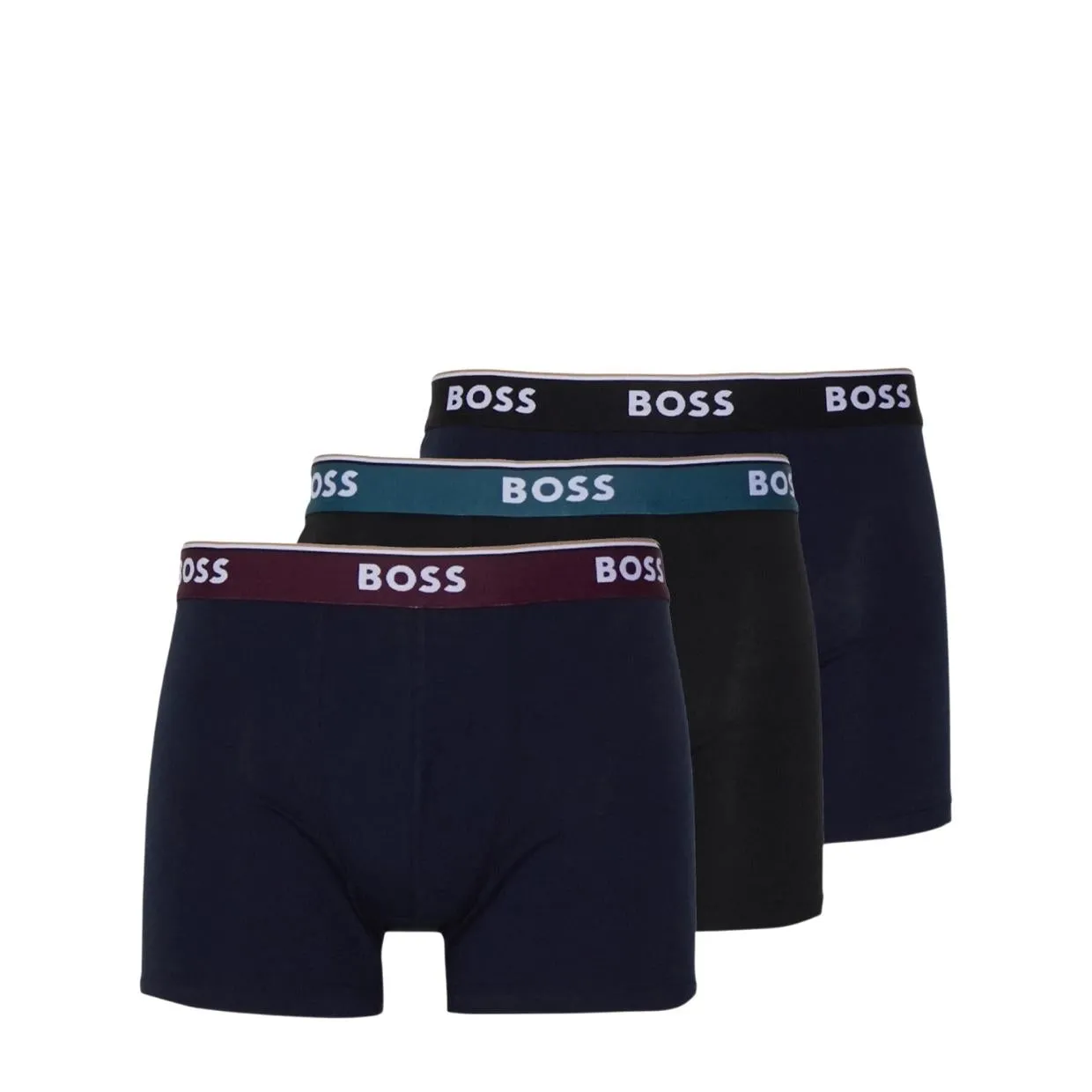 BOSS Three Pack Cotton Stretch Boxer Brief