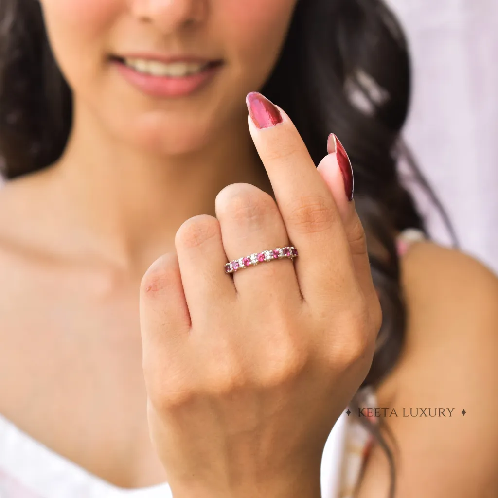 Boundless Beauty - Garnet Ring Band