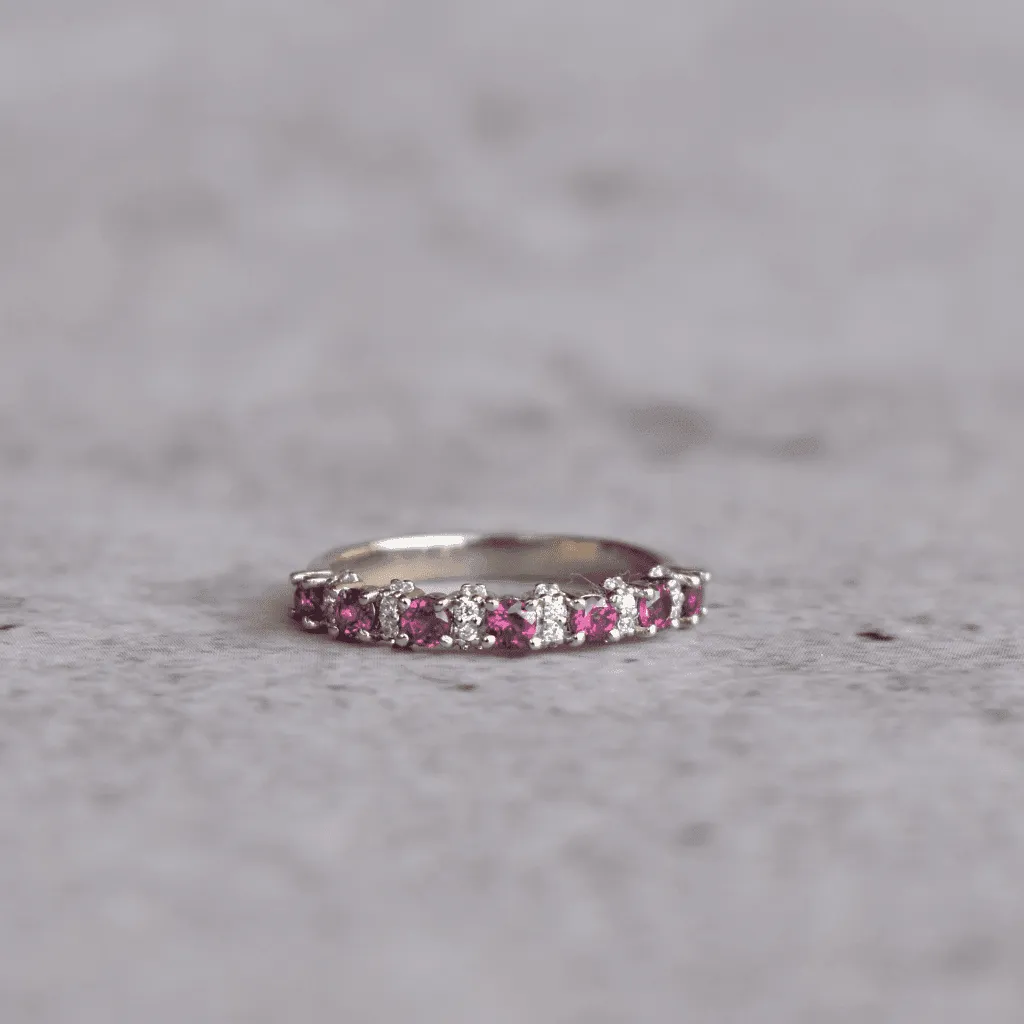 Boundless Beauty - Garnet Ring Band