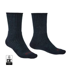 Bridgedale Men's Hike Mid Weight Merino Comfort Walking Socks Navy