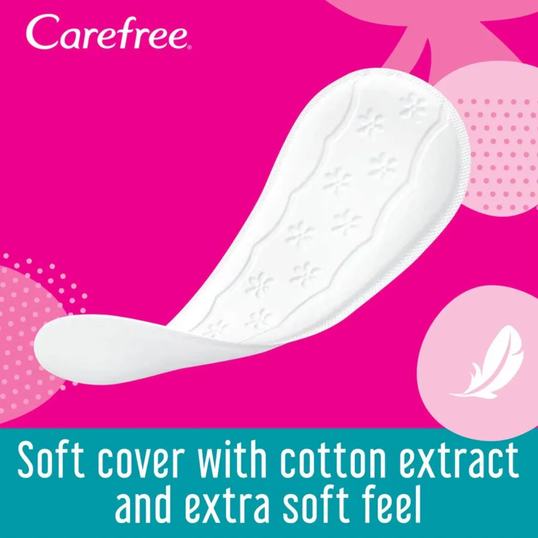 Carefree Normal with Cotton Extract Panty Liners Pads Pack of 20 (T)