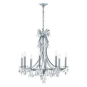 Cedar 8 Light Swarovski Strass Crystal Polished Chrome Chandelier