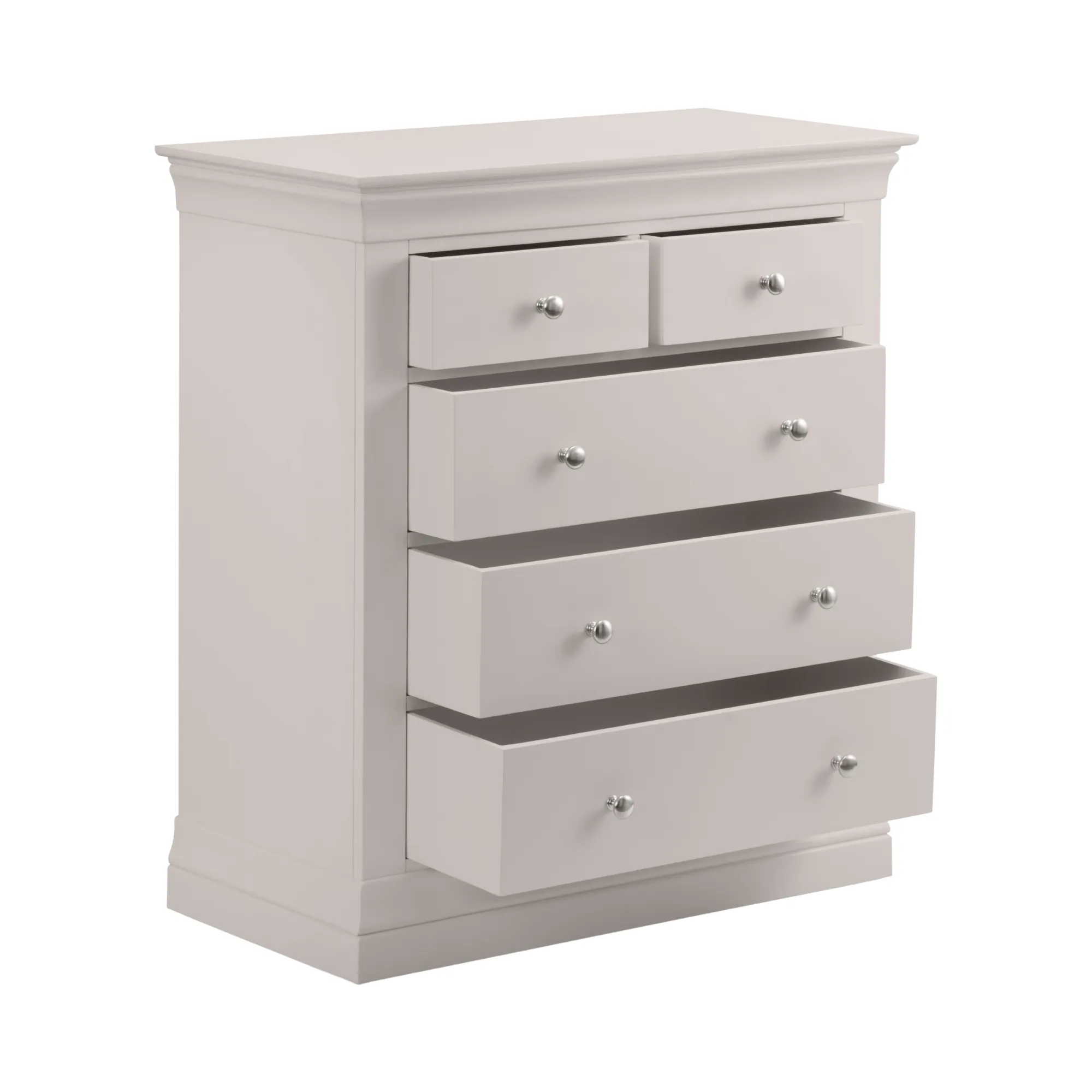 Clermont 3 2 Drawer Chest - Light Grey