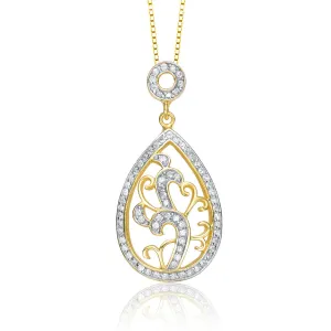 Clermont Cluster Pear Drop Pendant Limited Edition Necklace