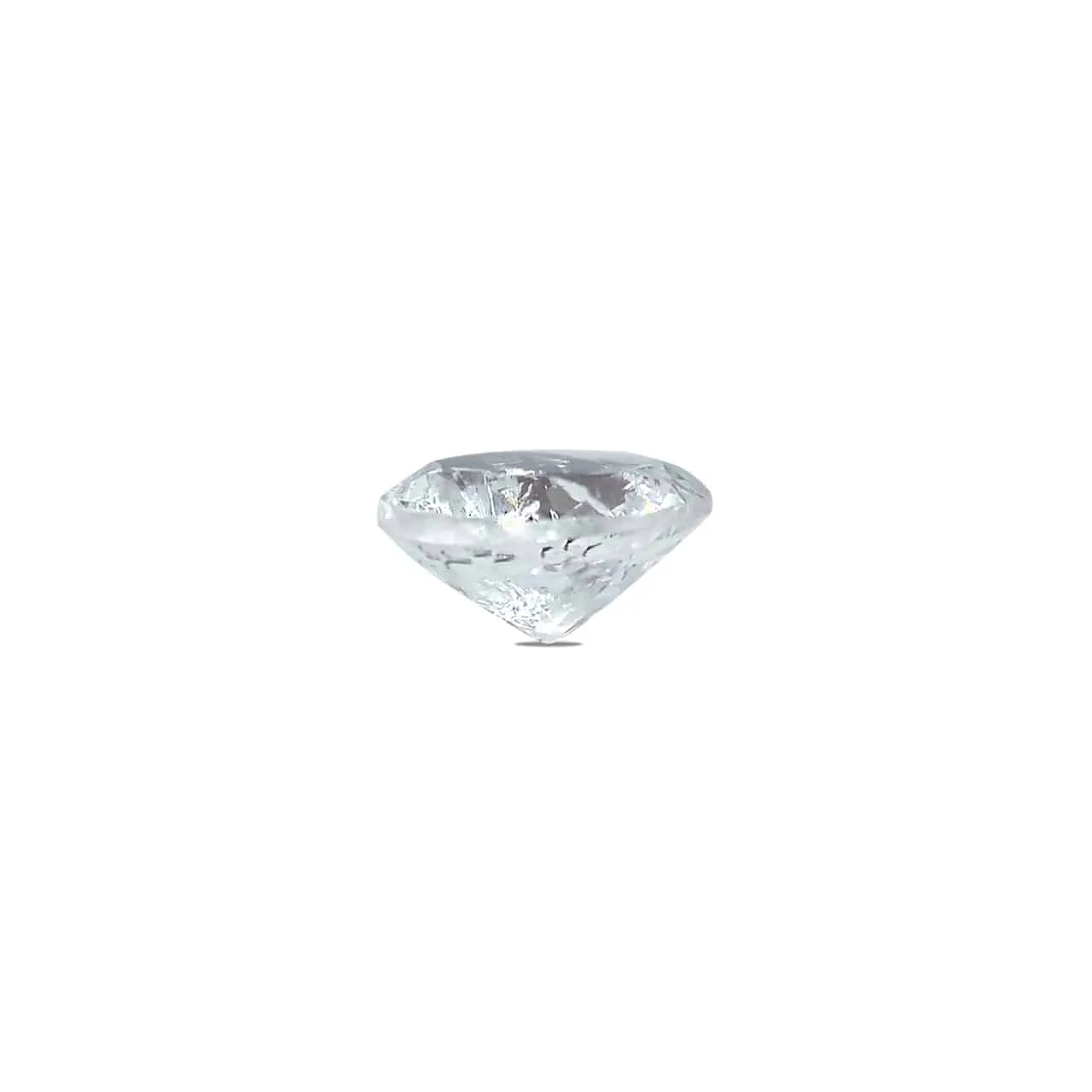 Danburite brilliant diamond cut 9mm Round