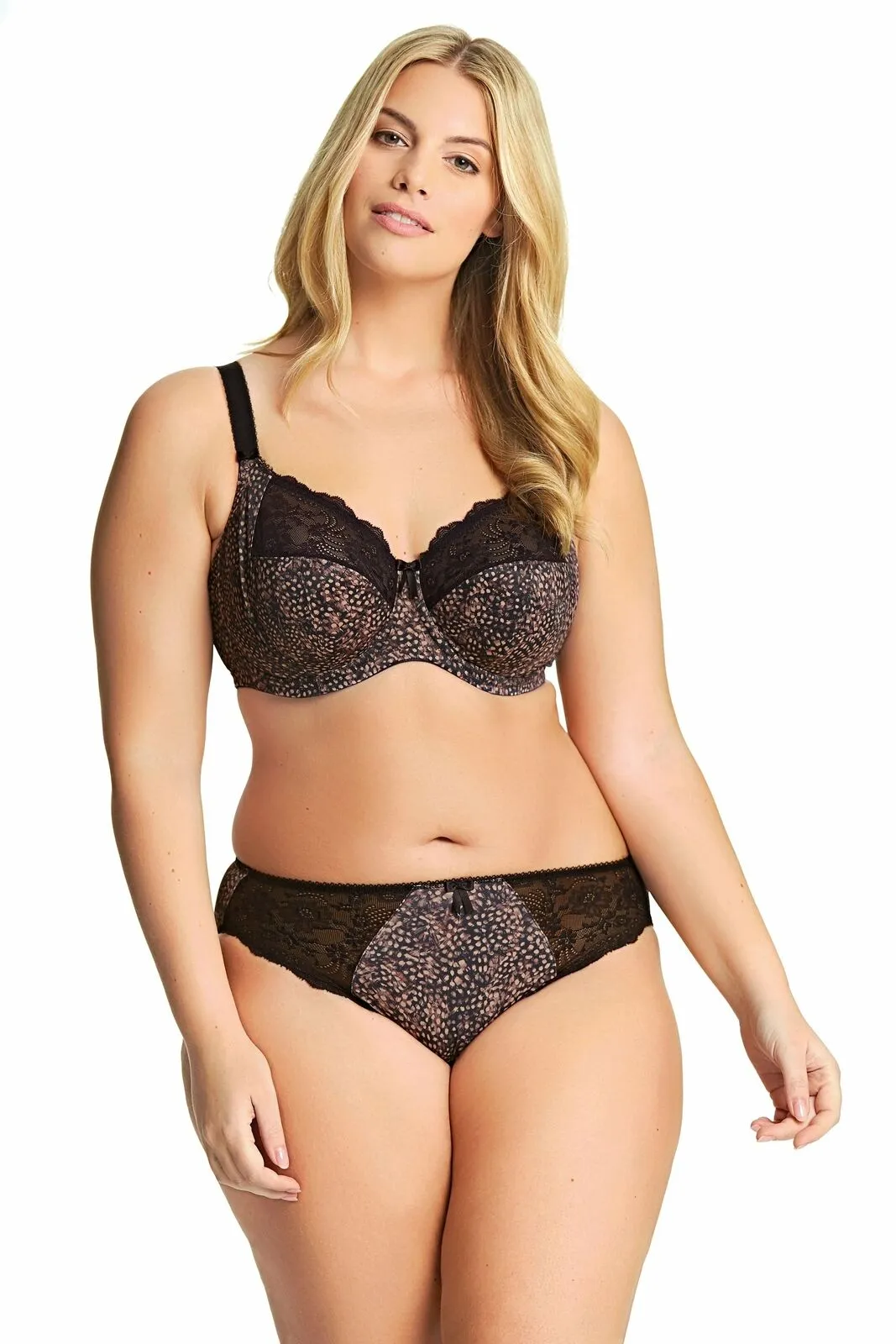 Elomi Morgan Underwire Full Cup Banded Bra, Ebony | Black Elomi Morgan Bra