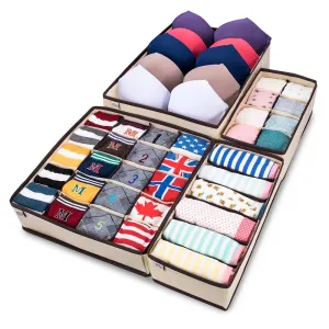 Foldable Closet Underwear Organizer (4 PCS)