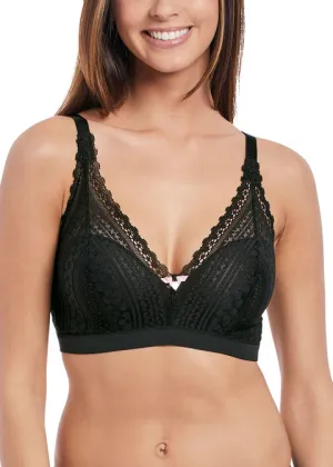 Freya Daisy Lace Bralette, Noir