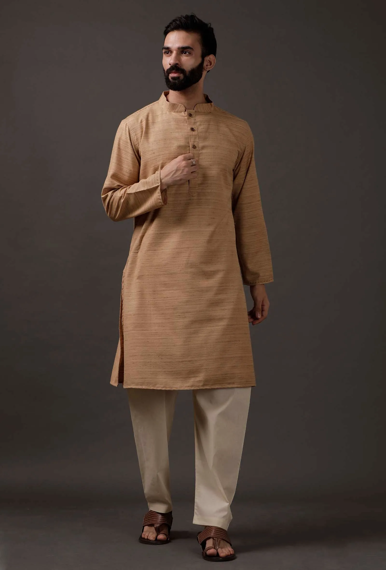 Golden brown Kurta