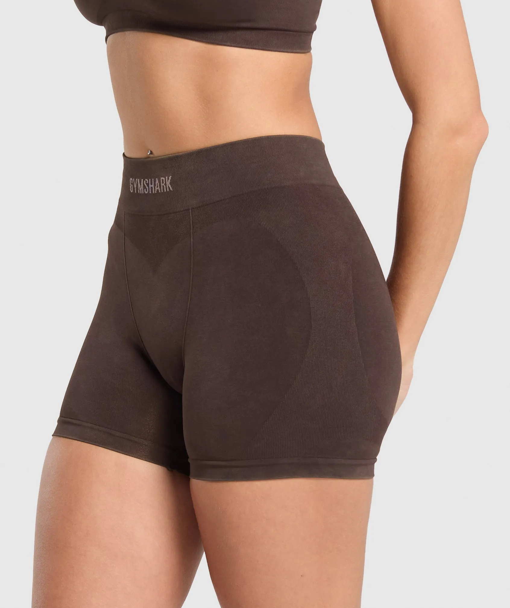 Gymshark Seamless Boxer - Heritage Brown