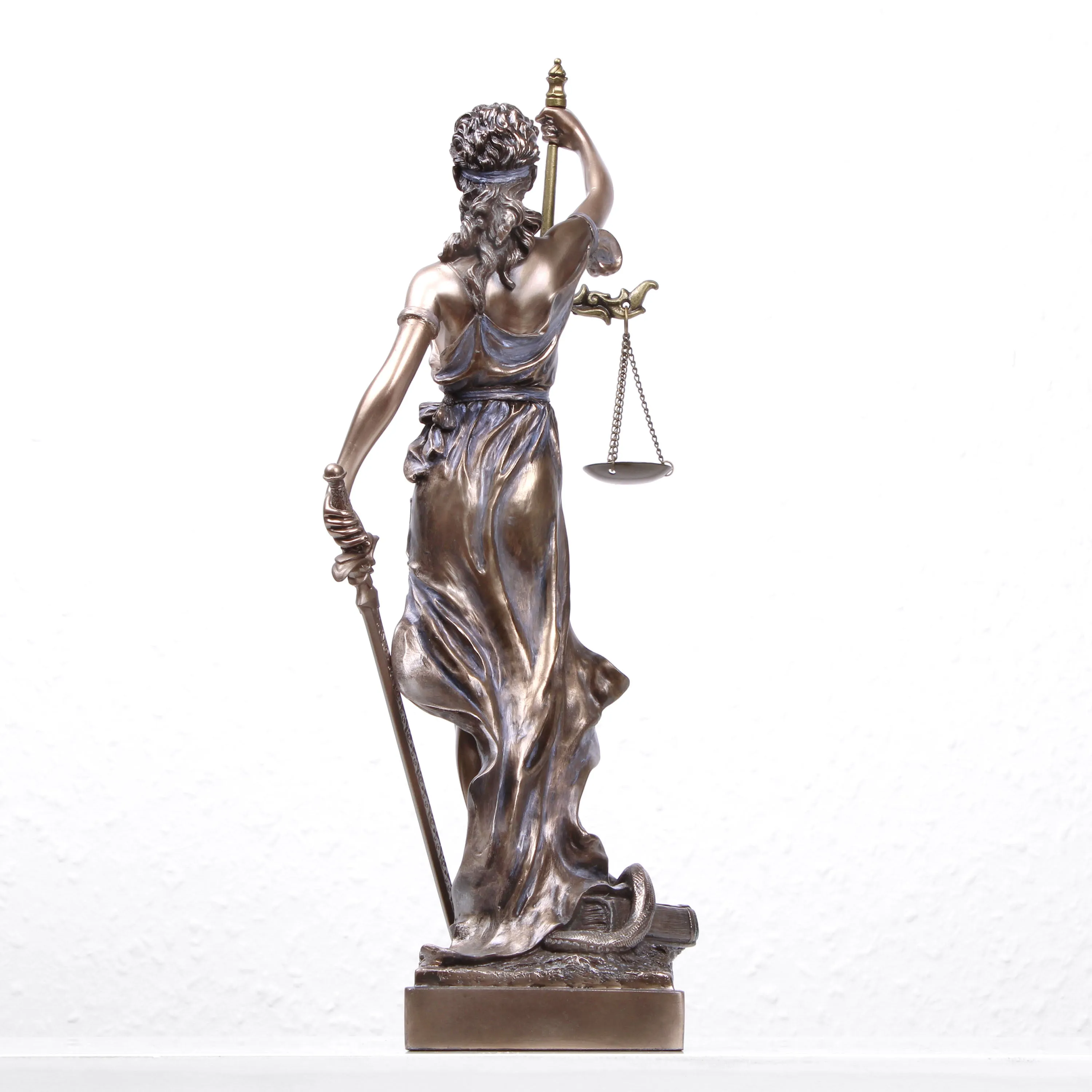 Lady Justice Statue of Justitia (Cold Cast Bronze Sculpture)