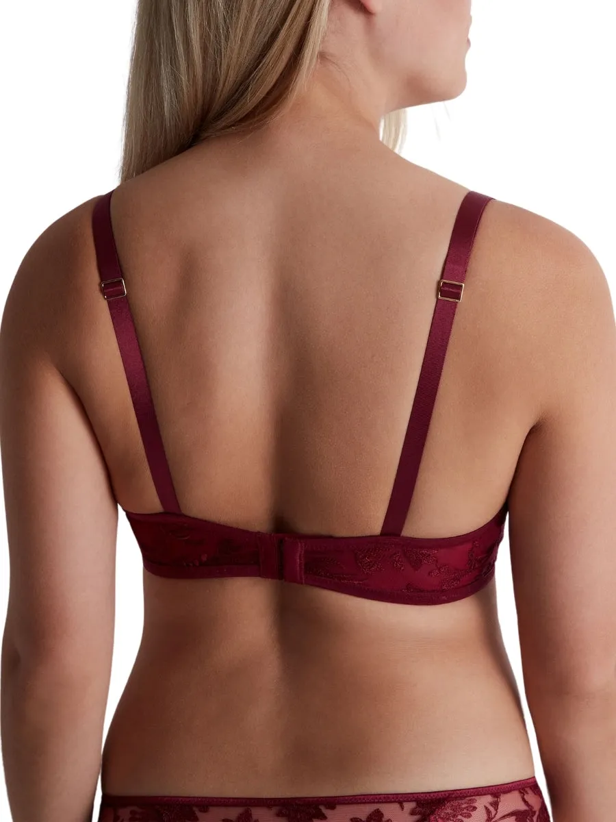 Magnetic Spell Triangle Bra - Crimson Red