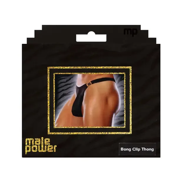 Male Power Bong Clip Thong L/XL Underwear