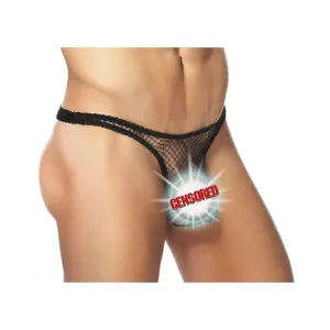 Male Power Stretch Net Bong Thong S/M Underwear