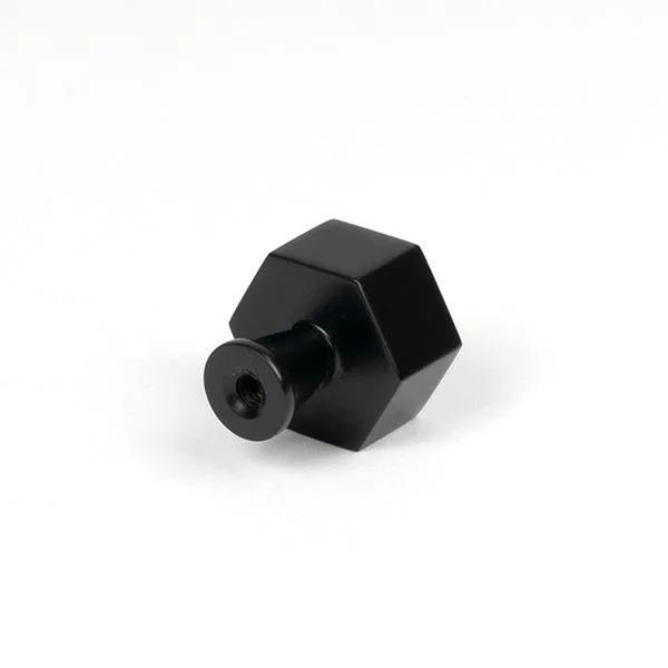 Matt Black Kahlo Cabinet Knob - 25mm | From The Anvil