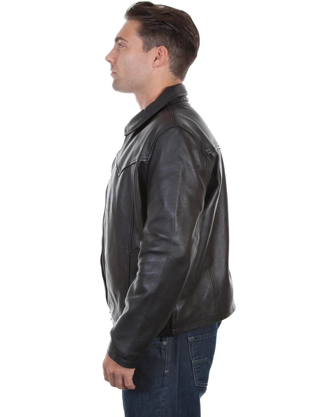 Men Black Western Jacket