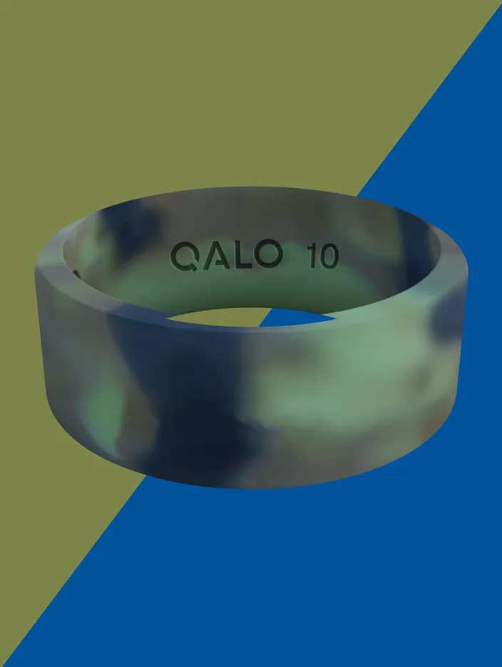 Men's Camo Basic Silicone Ring