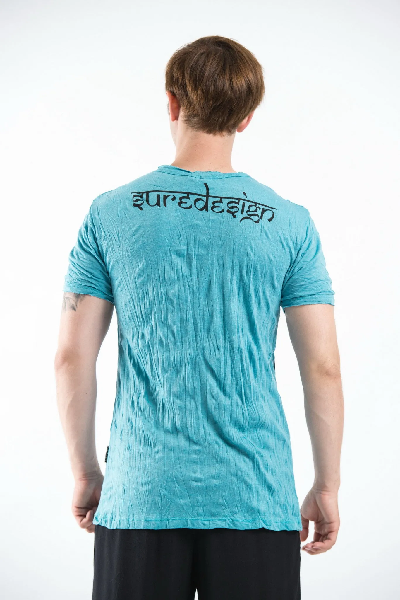 Mens Indian Chief T-Shirt in Turquoise