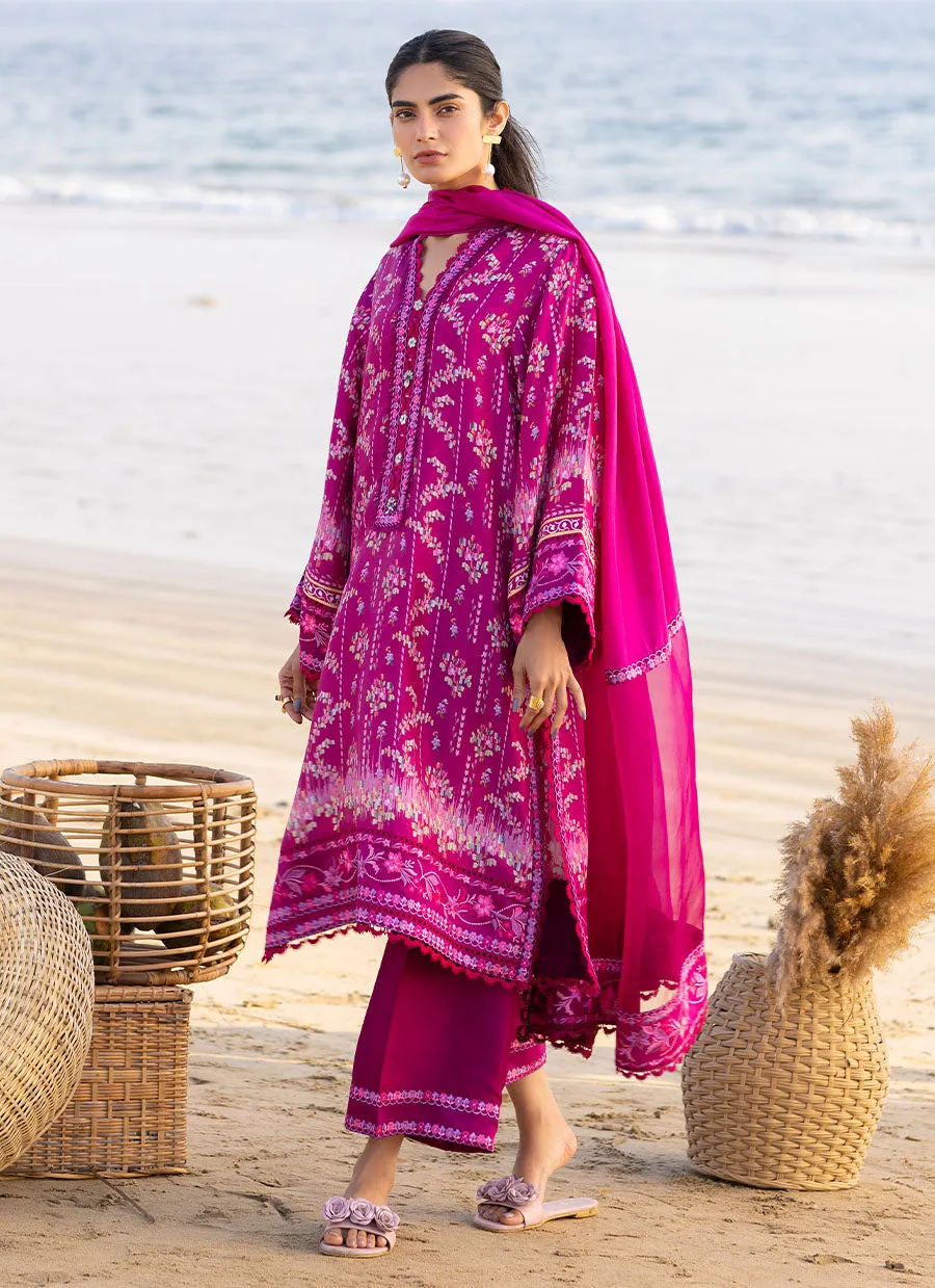 Mirri Magenta Shirt and Dupatta