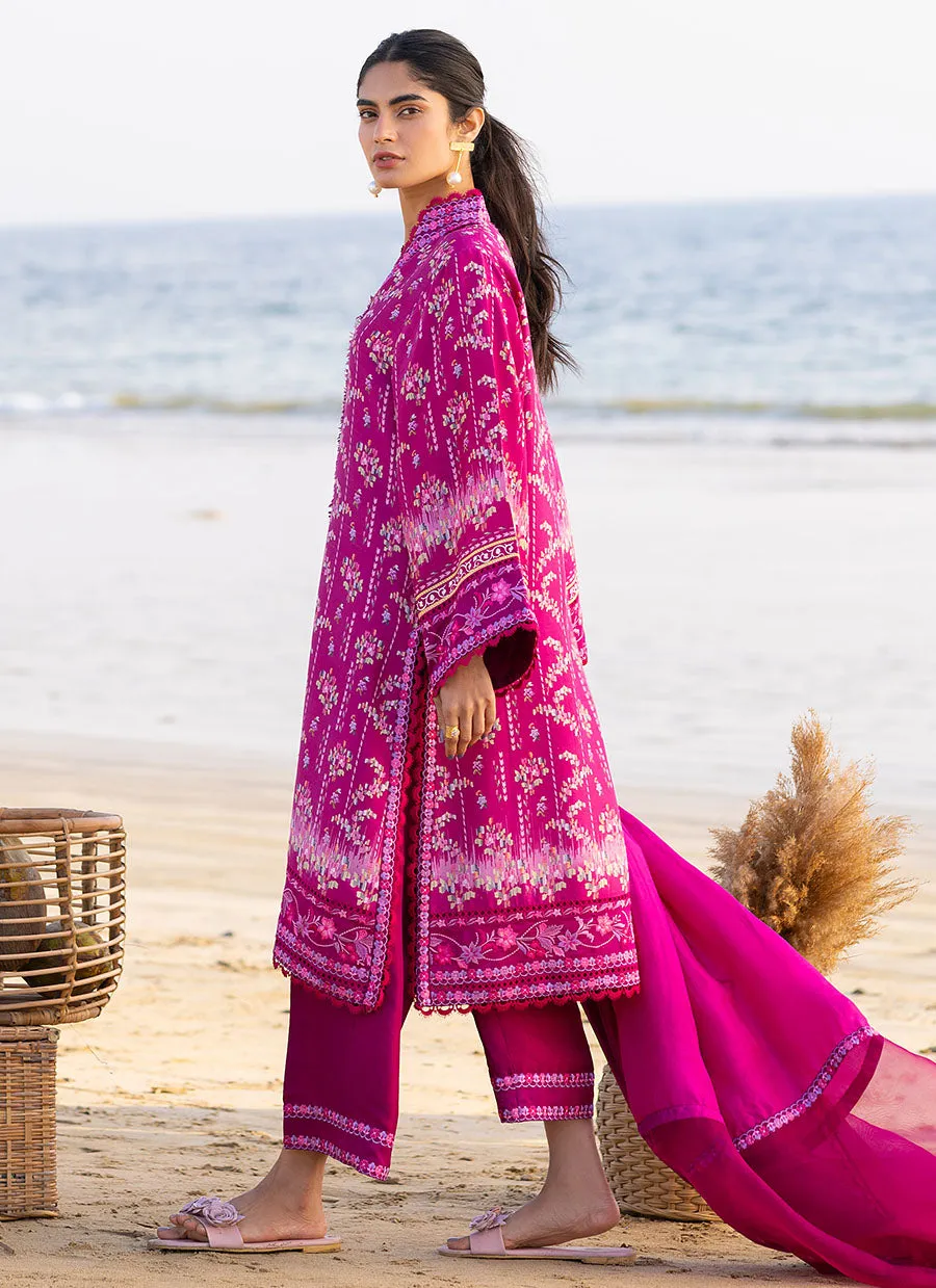 Mirri Magenta Shirt and Dupatta