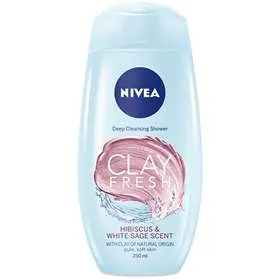 Nivea Clay Fresh Hibiscus & White Sage Shower Cream 250ml (A)