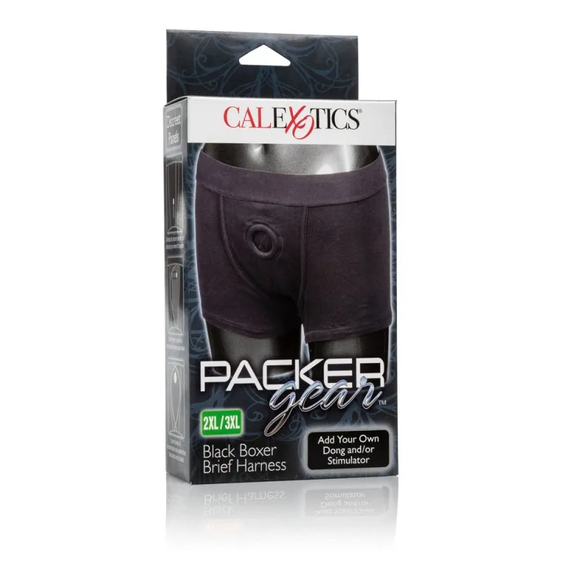 Packer Gear Black Boxer Brief Harness 2xl/3xl