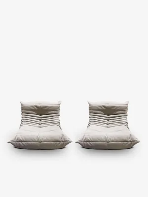 Pair of Togo Fireside Chairs by Ligne Roset