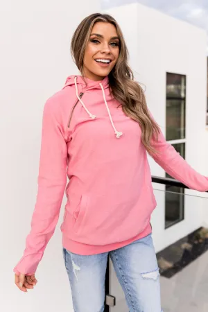 Performance Fleece DoubleHood™ Sweatshirt - Pink Tulip