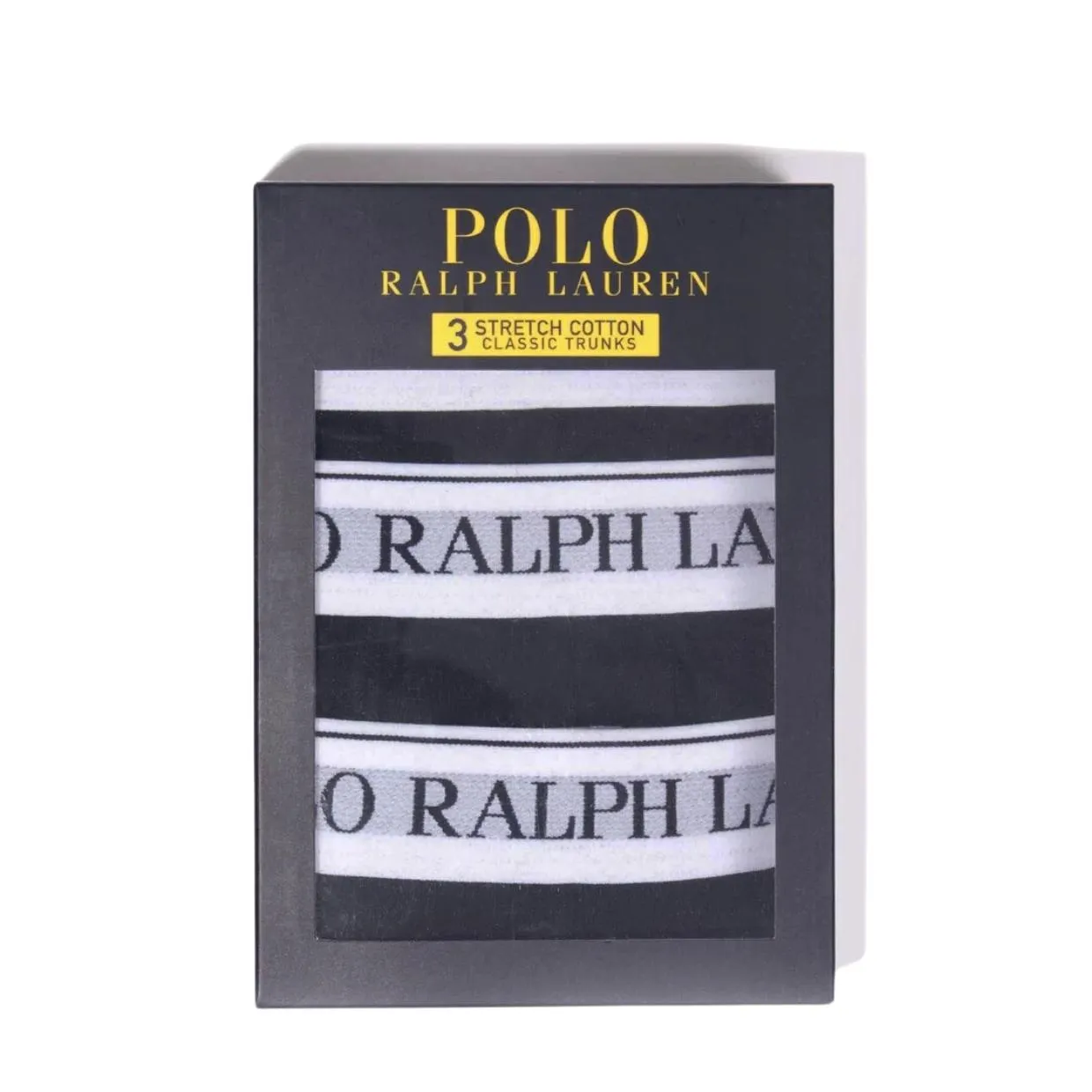 Polo Ralph Lauren Three Pack Stretch Cotton Classic Trunks