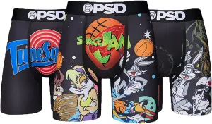 PSD Men's Boxer Brief Multi/Space Jam 96 3Pk