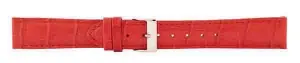 Red Chili Alligator Leather Watch Band 18mm 175893